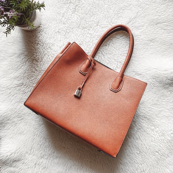 Dasein Handbags - BOGO FREE | NWT Dasein Brown Leather Tote Purse